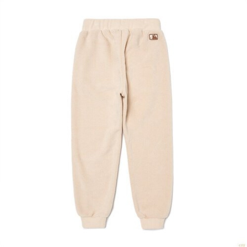 Pantalons Décontractés MLB Megabear Polar Fleece New York Yankees Enfant Blanche | 1728EWBQF