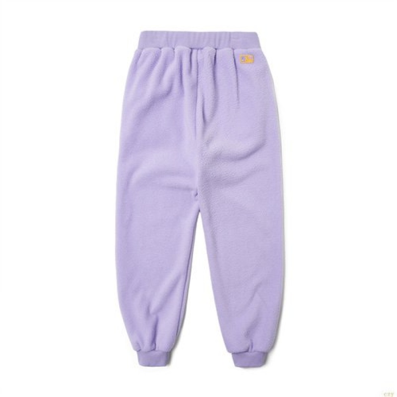 Pantalons Décontractés MLB Megabear Waffen Fleece La Dodgers Enfant Violette | 1524FSTUK