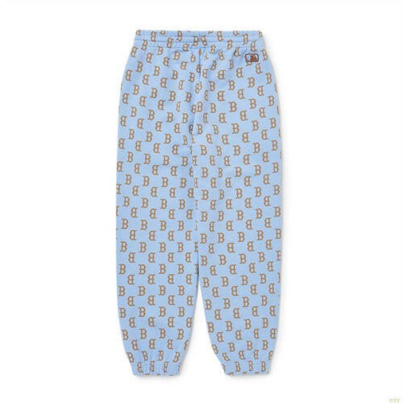 Pantalons Décontractés MLB Monogra Allover Boston Redsox Enfant Bleu | 6270VQKAH