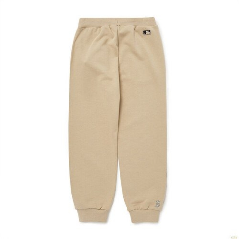 Pantalons Décontractés MLB Seamball Boston Redsox Enfant Beige | 4137RSUHZ