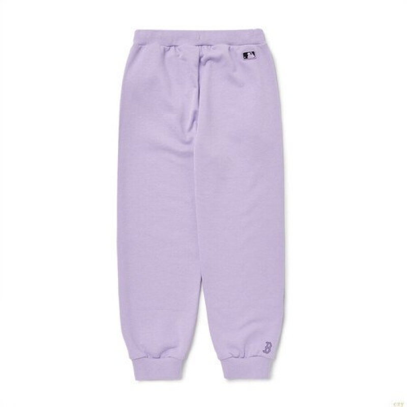 Pantalons Décontractés MLB Seamball Boston Redsox Enfant Violette | 0269MFUYI