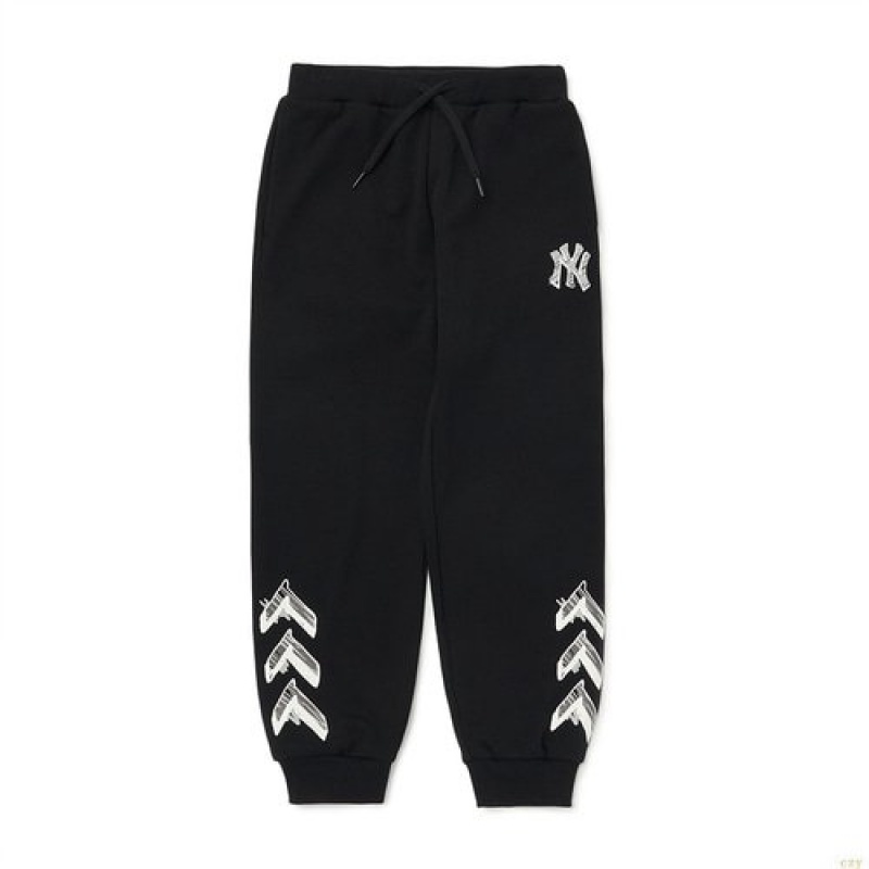 Pantalons Décontractés MLB Seamball New York Yankees Enfant Noir | 6871RMAQV