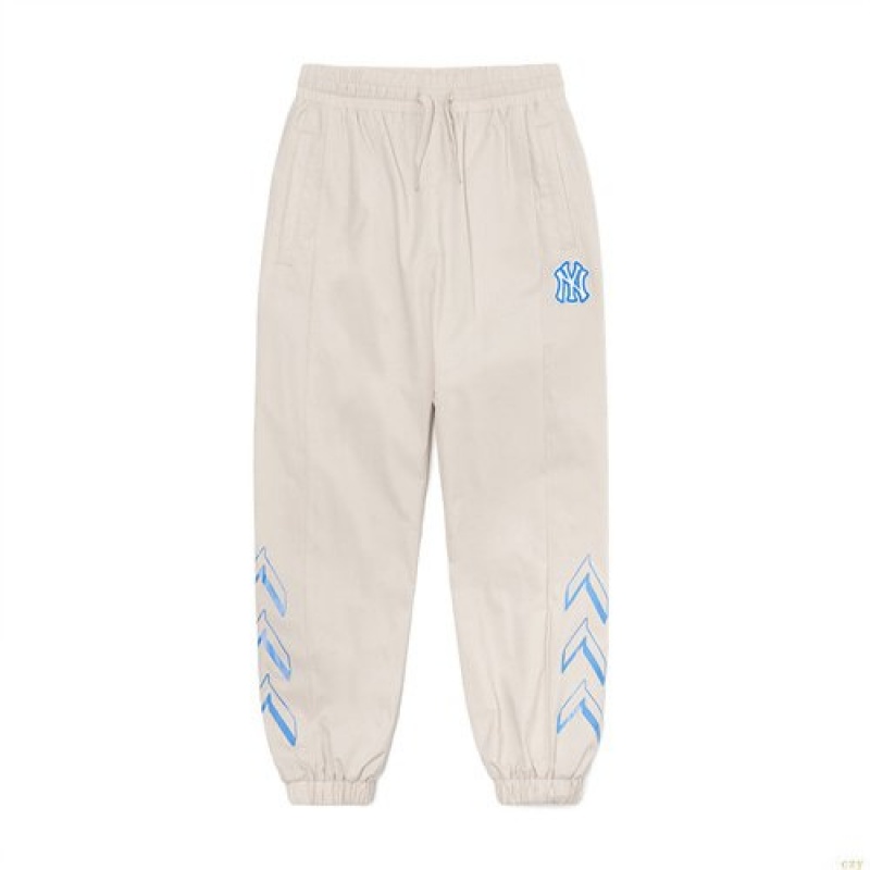 Pantalons Décontractés MLB Seamball Woven New York Yankees Enfant Blanche | 7608IKMHD