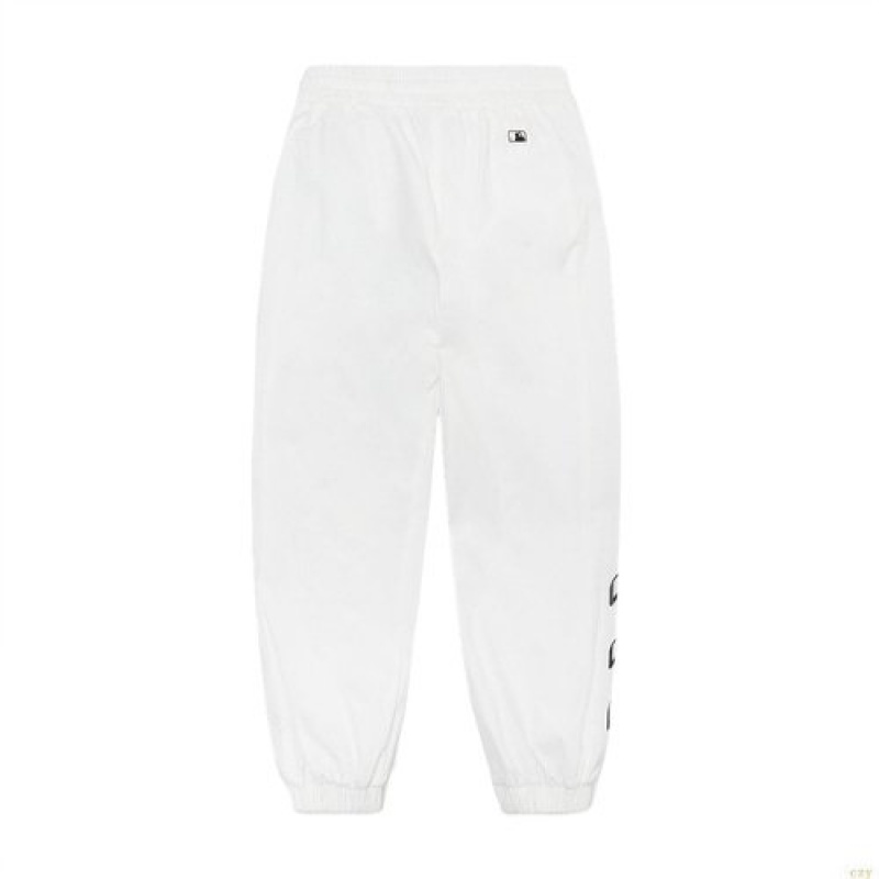 Pantalons Décontractés MLB Seamball Woven New York Yankees Enfant Blanche | 4321LPEZN