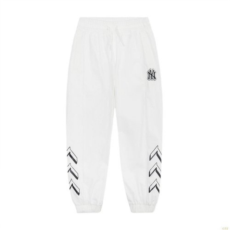 Pantalons Décontractés MLB Seamball Woven New York Yankees Enfant Blanche | 4321LPEZN