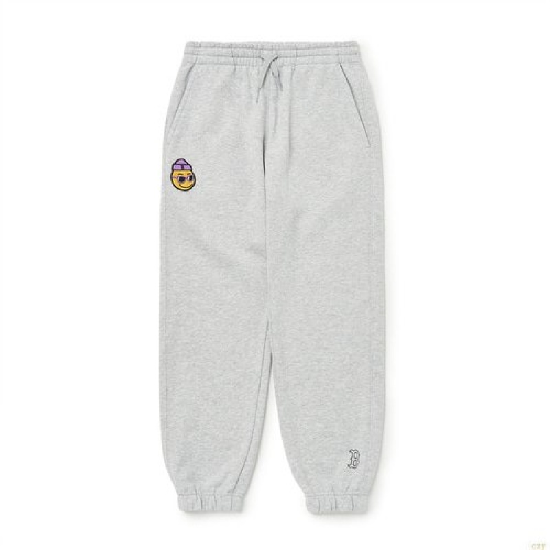 Pantalons Décontractés MLB Smile Boston Redsox Enfant Grise | 4029WQXHG