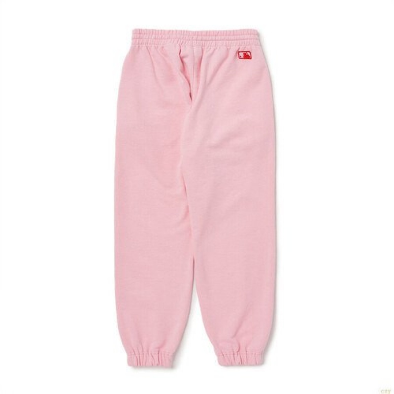 Pantalons Décontractés MLB Smile New York Yankees Enfant Rose | 6293CMABQ