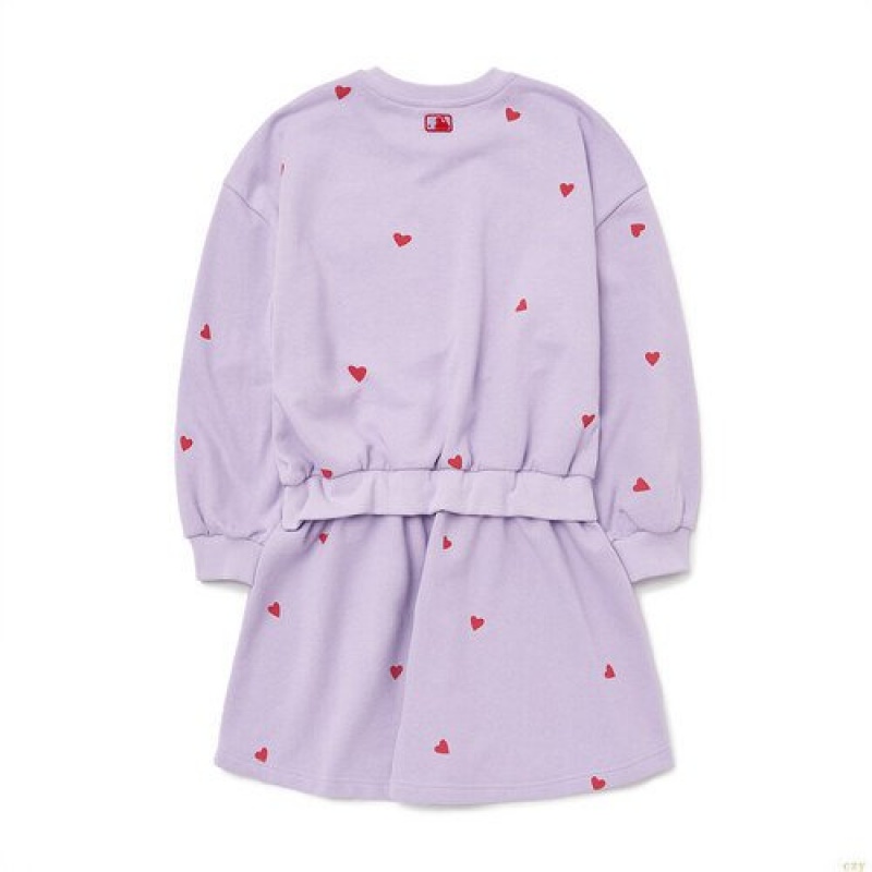 Peignoir MLB Heart Flair Dres Boston Redsox Enfant Violette | 3468PYFKN