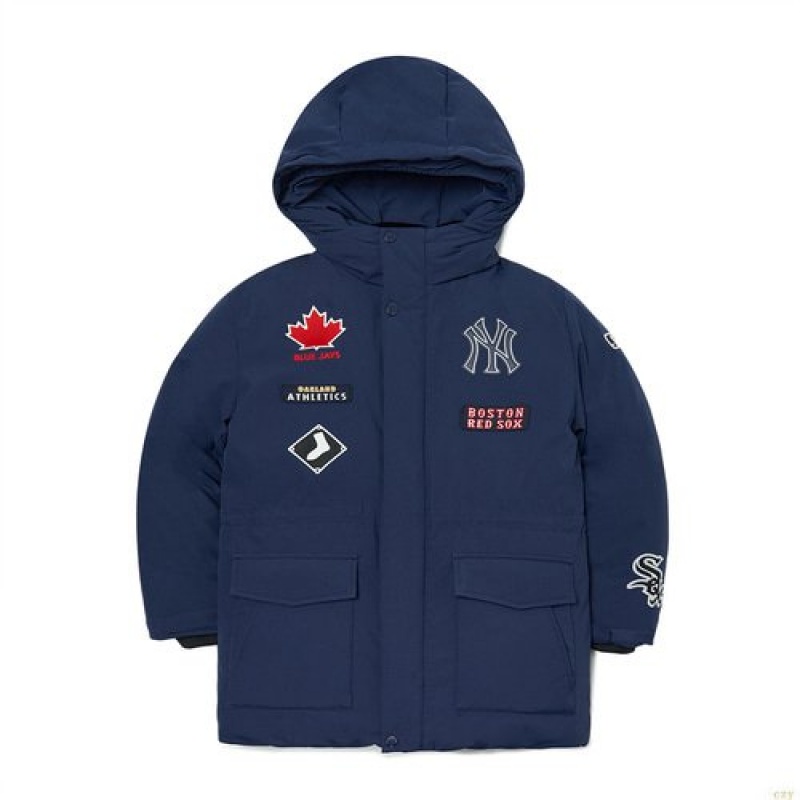 Pulls MLB Duck) All Tealogo Sk Enfant Bleu Foncé | 5180WGLYJ