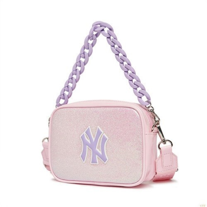 Sacs Crossbody MLB Like New York Yankees Accessoires Rose | 7832BAMOZ