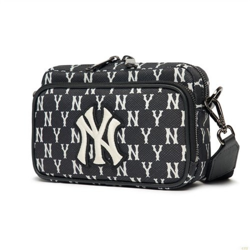 Sacs Crossbody MLB Monogra Min New York Yankees Accessoires Noir Blanche | 0321NJIAR