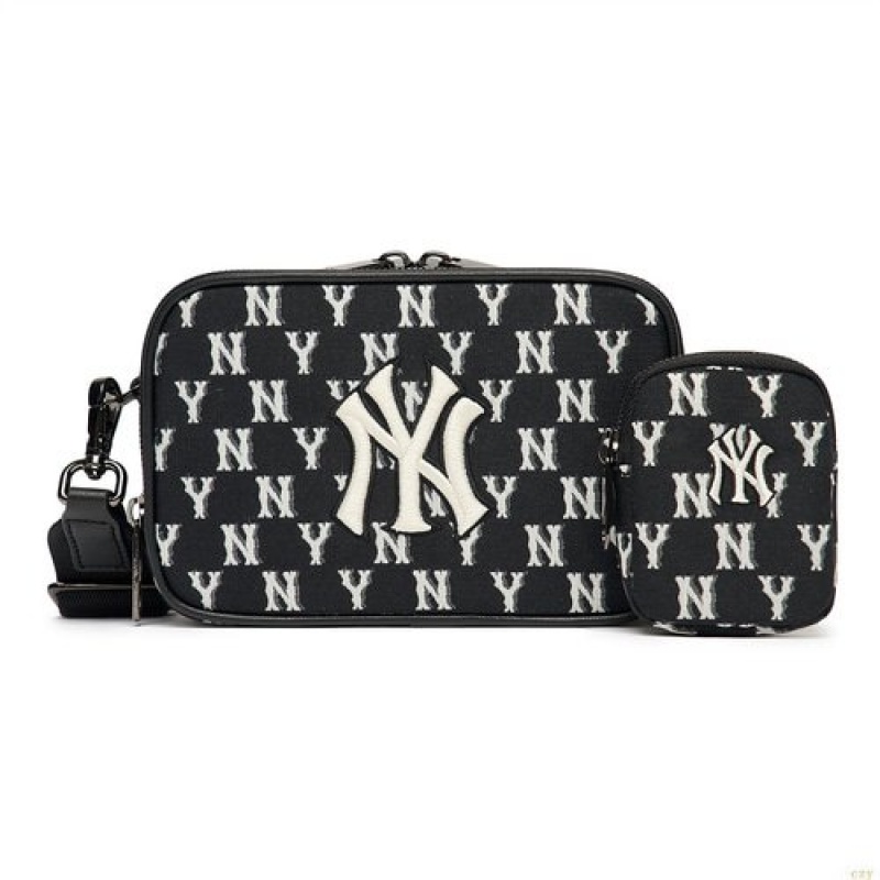 Sacs Crossbody MLB Monogra Min New York Yankees Accessoires Noir Blanche | 0562GJPXO