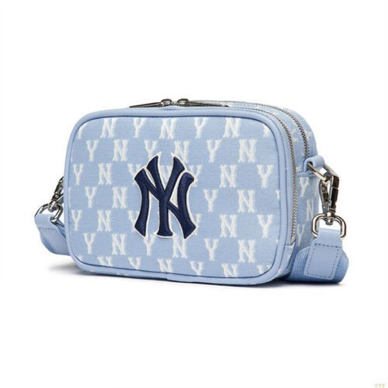 Sacs Crossbody MLB Monogra Min New York Yankees Accessoires Bleu Noir | 2056PANIT