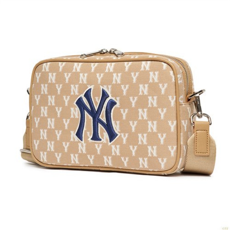 Sacs Crossbody MLB Monogra New York Yankees Accessoires Kaki | 0459UMDER