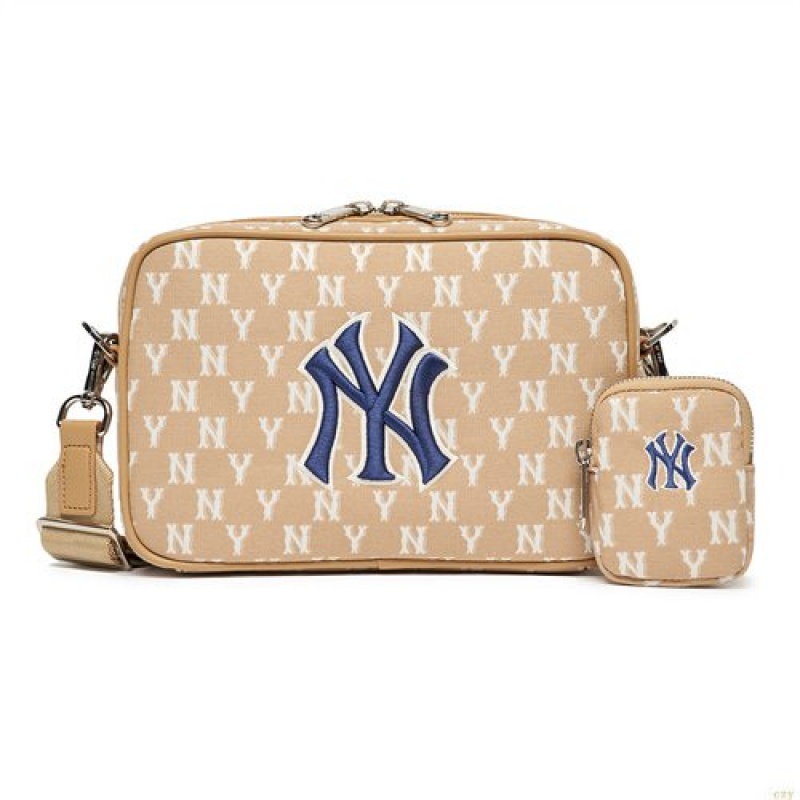 Sacs Crossbody MLB Monogra New York Yankees Accessoires Kaki | 0459UMDER