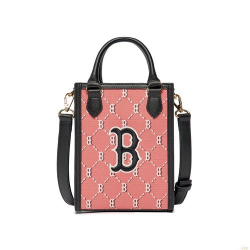 Sacs Fourre Tout MLB Dia Monogra Jq Min Boston Redsox Accessoires Rose | 4653LAPZX