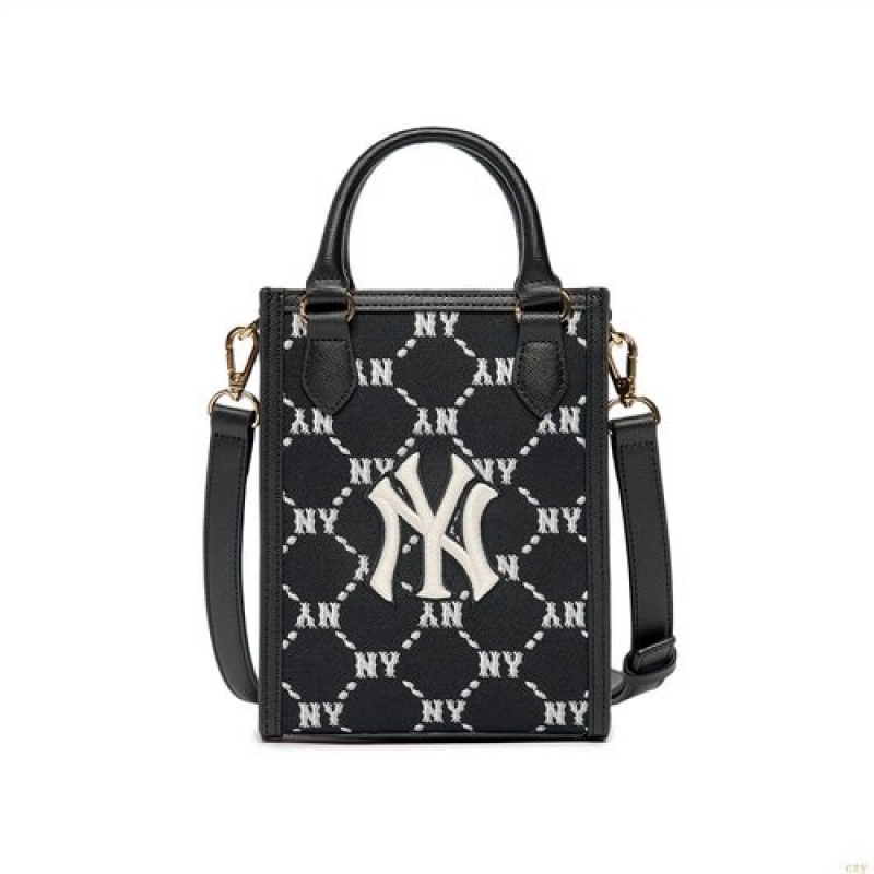 Sacs Fourre Tout MLB Dia Monogra Jq Min New York Yankees Accessoires Noir | 9815UHOKQ