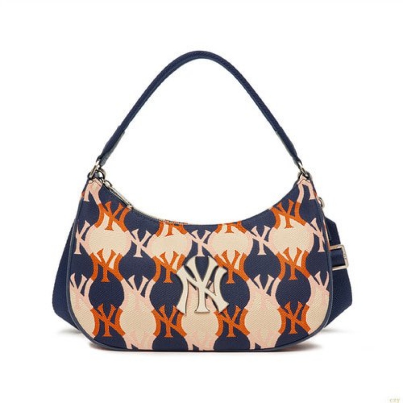 Sacs MLB Argyle Monogra Brides Hobo New York Yankees Accessoires Multicolore | 1328IEJLX