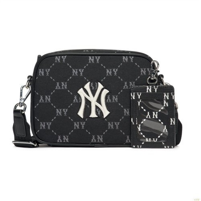 Sacs MLB Dia Monogra Jq Camera New York Yankees Accessoires Noir | 0654LPSWM