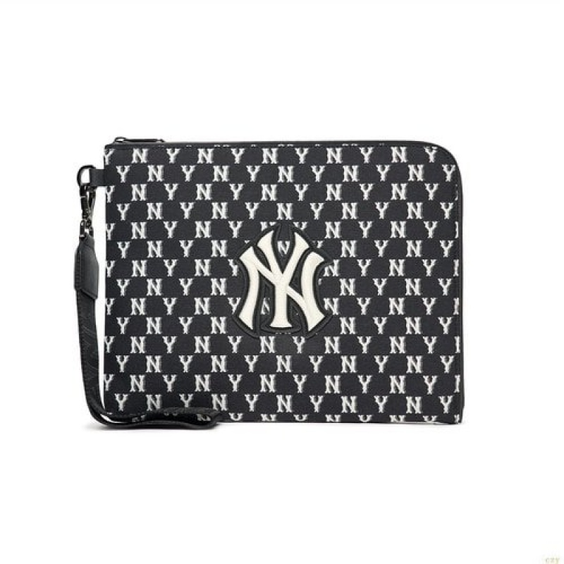 Sacs MLB Monogra Digital Device Pouch New York Yankees Accessoires Noir | 3269QHNCD