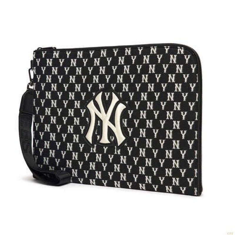 Sacs MLB Monogra Digital Device Pouch New York Yankees Accessoires Noir | 1529ANQYV