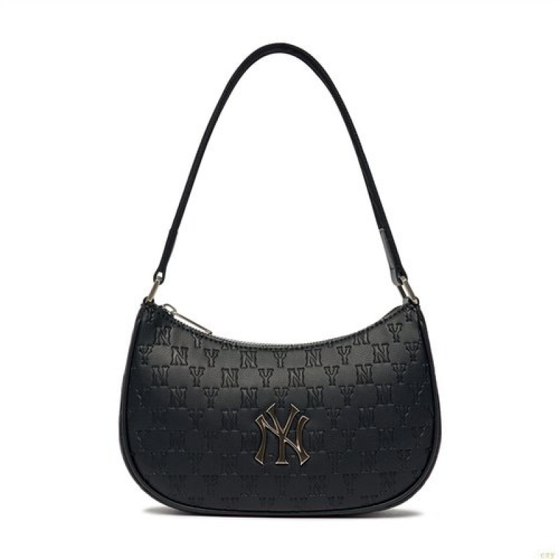 Sacs MLB Monogra Embo Hobo New York Yankees Accessoires Noir | 2750EXPGA