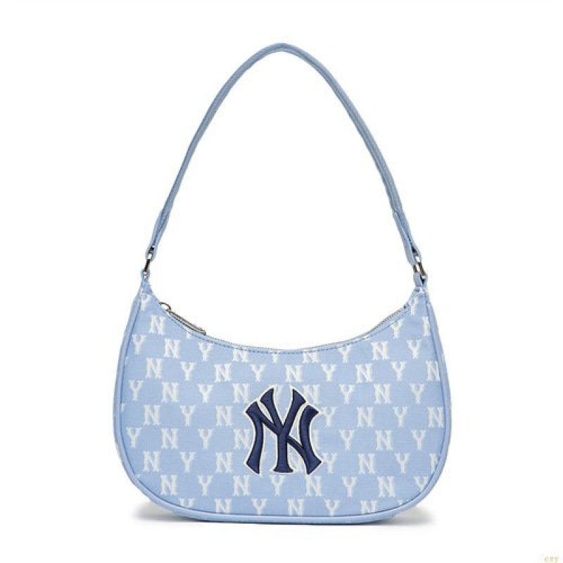 Sacs MLB Monogra Hobo New York Yankees Accessoires Bleu | 6819NRUDY