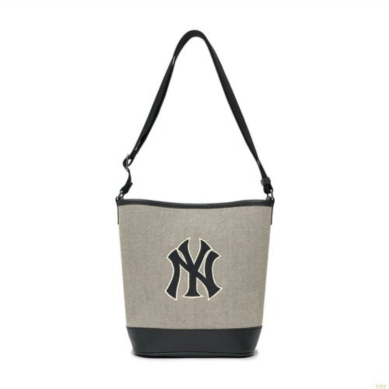 Sacs Seau MLB Basic Big Logo Canvabucket New York Yankees Accessoires Grise | 1682AWSEQ