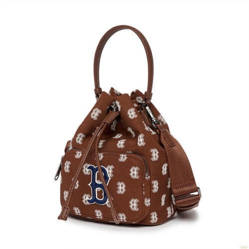 Sacs Seau MLB Monogra Boston Redsox Accessoires Marron Foncé | 0286DVGLQ