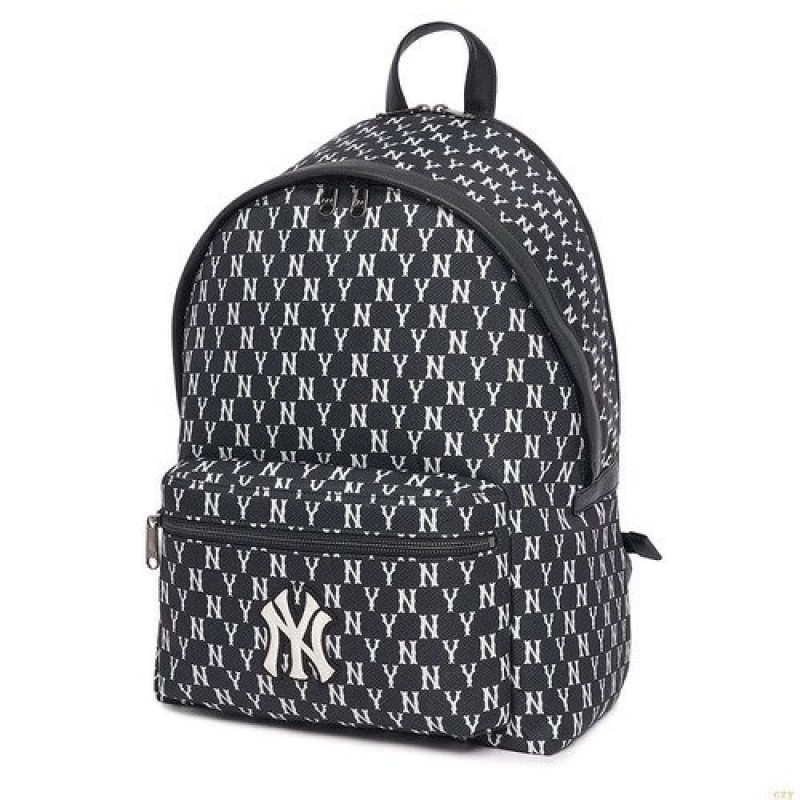 Sacs À Dos MLB Classiche Monogra New York Yankees Accessoires Noir | 7038ONPWK