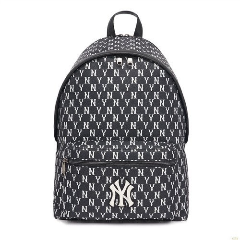 Sacs À Dos MLB Classiche Monogra New York Yankees Accessoires Noir | 7038ONPWK