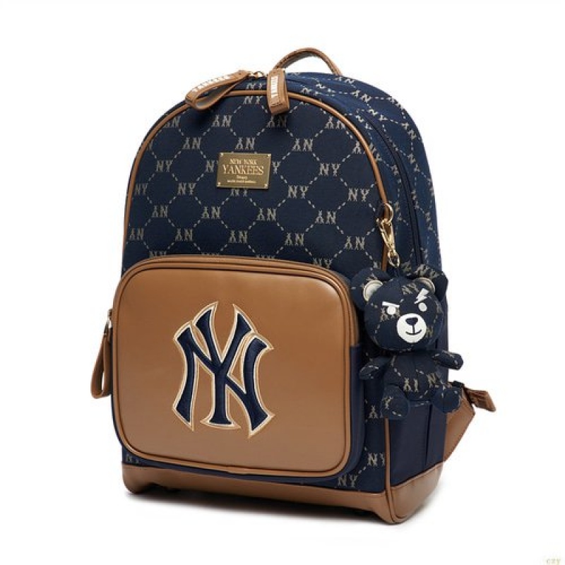 Sacs À Dos MLB Dia Monogra New York Yankees Accessoires Bleu | 5869UZPFN