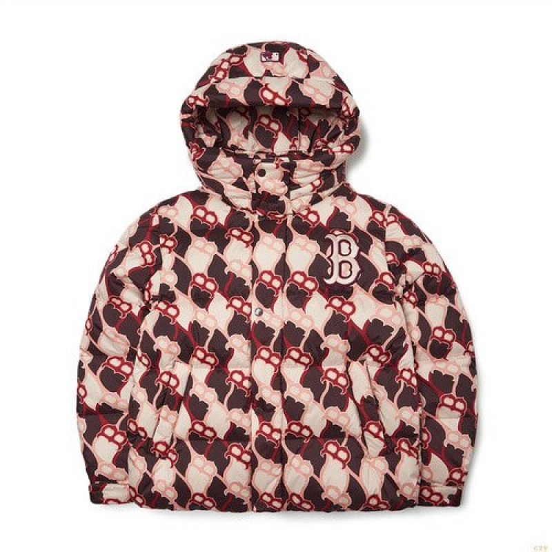 Sweat a Capuche MLB Argyle Monogra All Over Hoodedown Boston Redsox Vetement Multicolore | 9210RNAPI