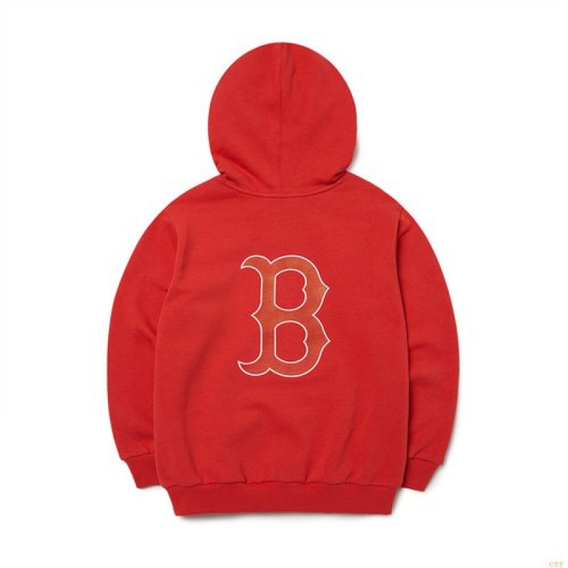 Sweat a Capuche MLB Bacbig Logo Fleece-line Boston Redsox Enfant Rouge | 0967IPYQA