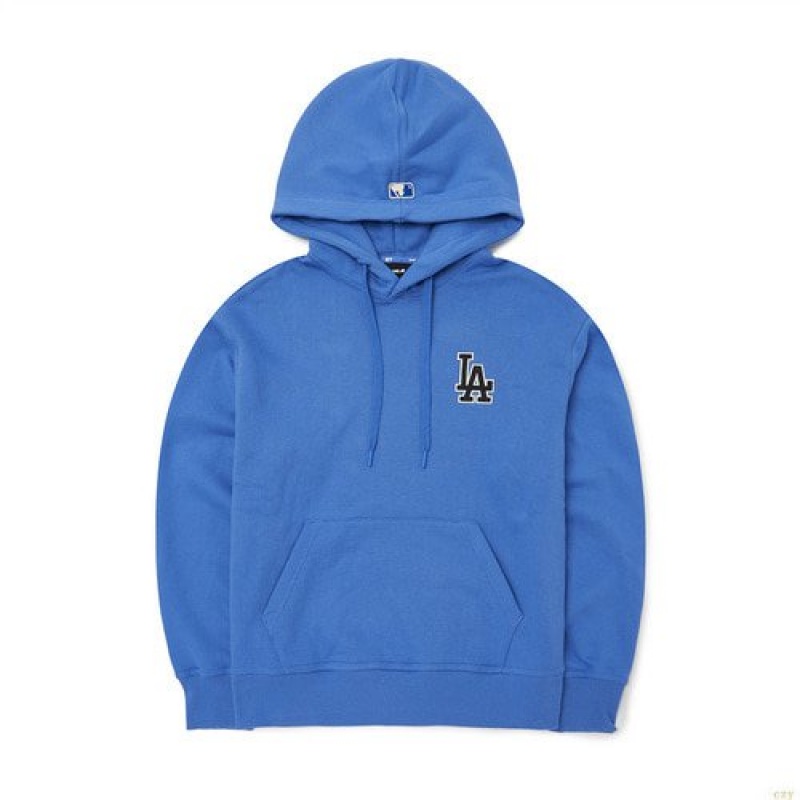 Sweat a Capuche MLB Basic Big Logo Brushemega Overfit La Dodgers Vetement Bleu | 7835UYFIG