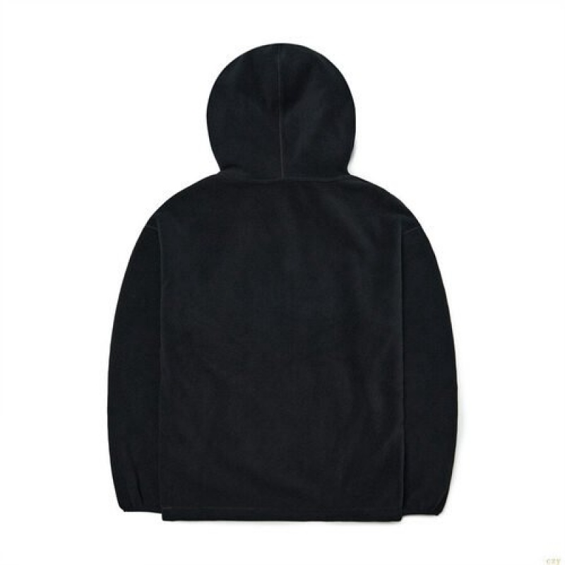 Sweat a Capuche MLB Basic Big Logo Fleece Overfit New York Yankees Vetement Noir | 5407ONFHW