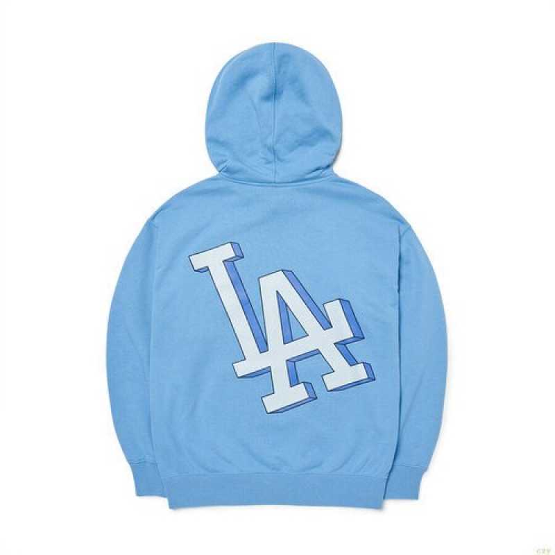 Sweat a Capuche MLB Basic Mega Logo Overfit La Dodgers Vetement Bleu | 7085CBVIA