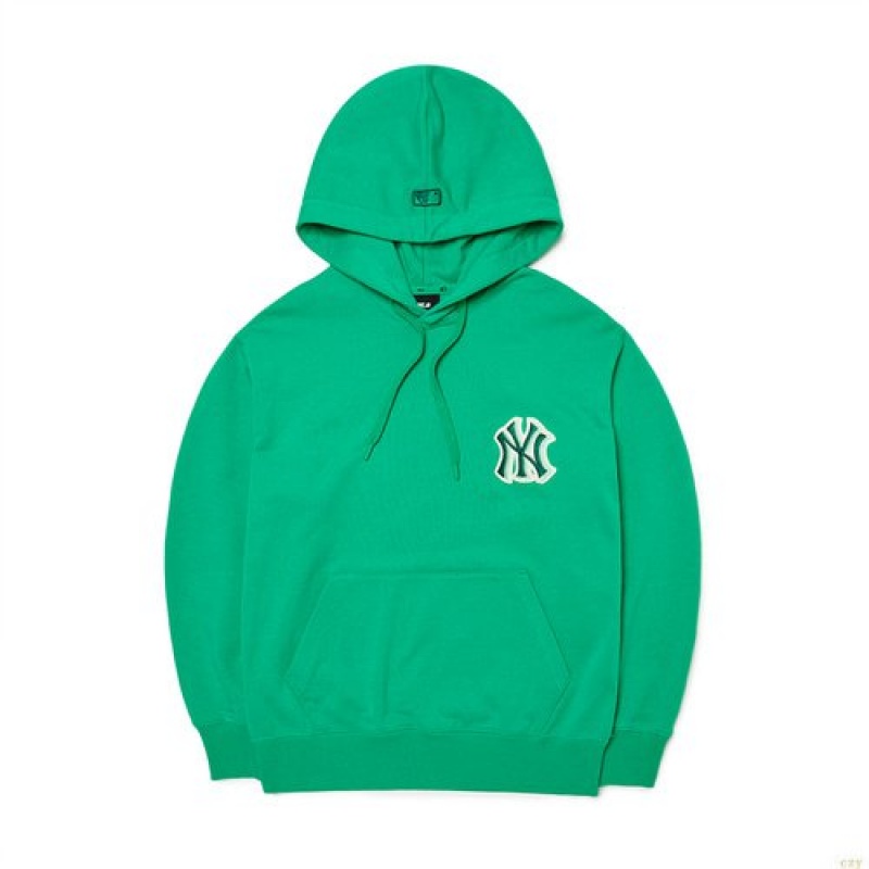 Sweat a Capuche MLB Basic Mega Logo Overfit New York Yankees Vetement Vert | 4235FTGXZ