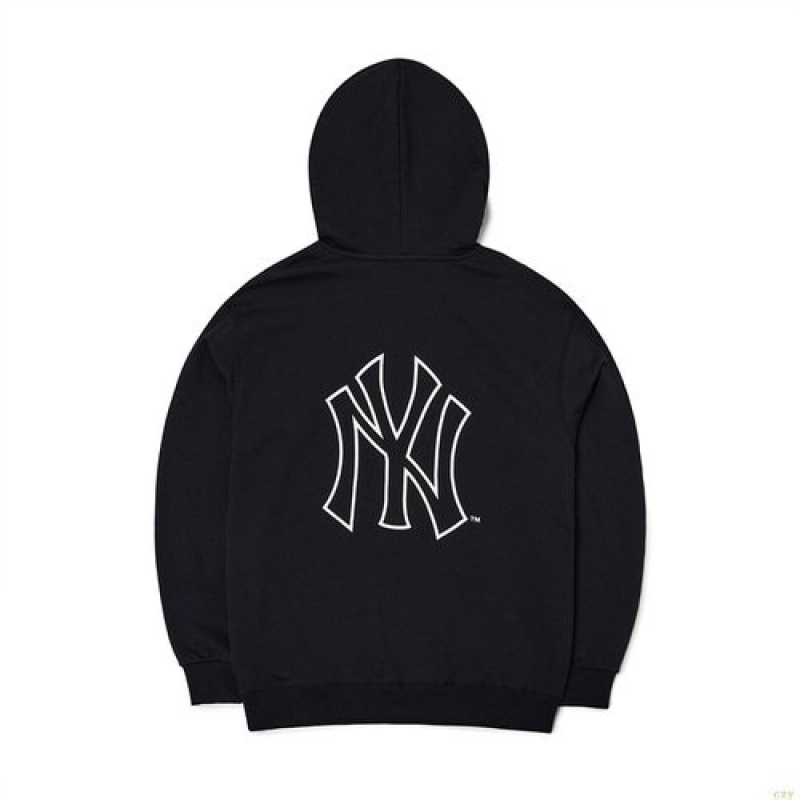 Sweat a Capuche MLB Disney Donalducbig Logo Overfit New York Yankees Vetement Noir | 6831XBNTG