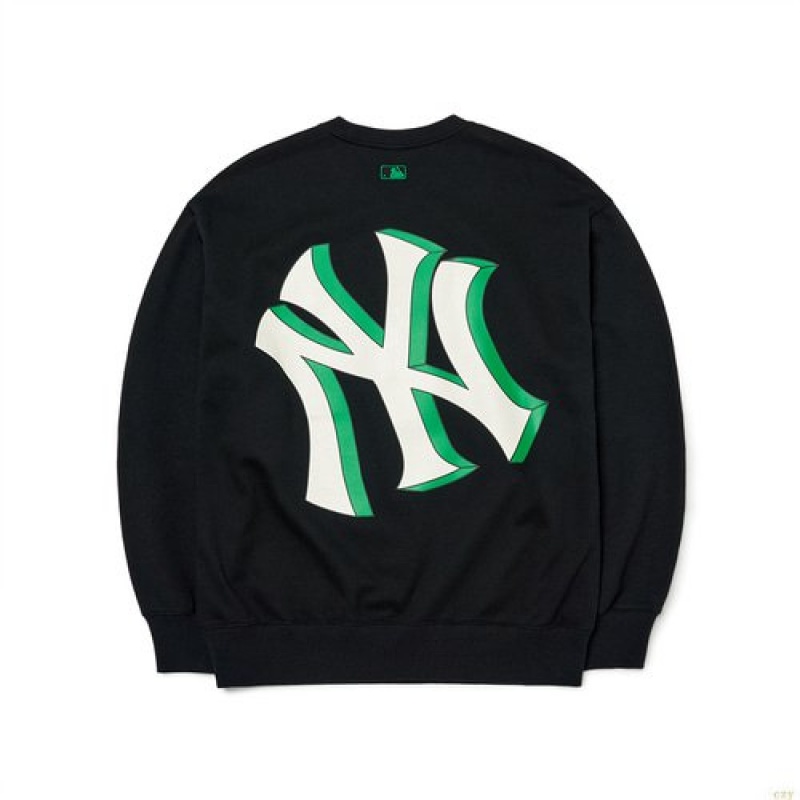 Sweats MLB Basic Mega Logo Overfit New York Yankees Vetement Noir | 8927OEWBI