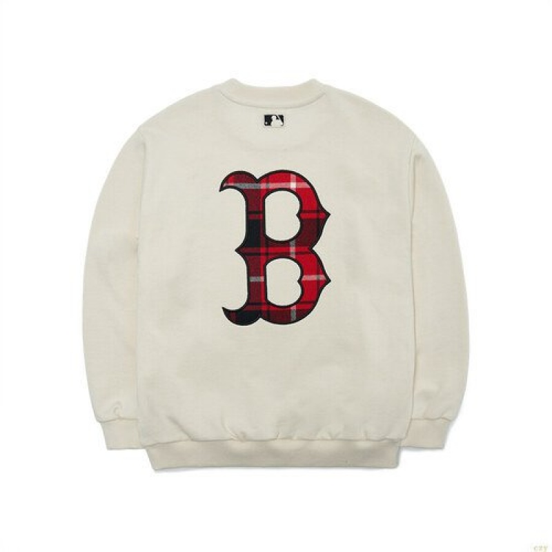 Sweats MLB Checbig Logo Boston Redsox Enfant Blanche | 4230EQWCY