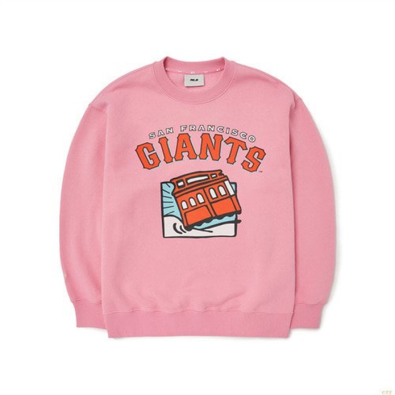 Sweats MLB City Overfit Sanfrancisco Giants Vetement Rose | 7963CFWST