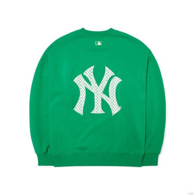 Sweats MLB Classiche Monogra Big Logo Overfit New York Yankees Vetement Vert | 9524WUTEM