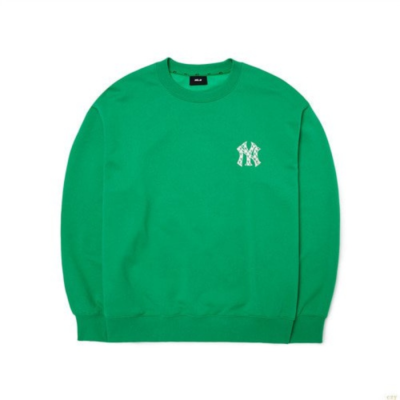 Sweats MLB Classiche Monogra Big Logo Overfit New York Yankees Vetement Vert | 9524WUTEM