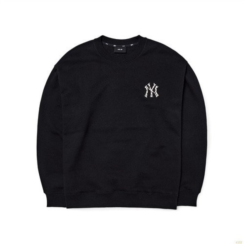 Sweats MLB Classiche Monogra Big Logo Overfit New York Yankees Vetement Noir | 8506NALVC