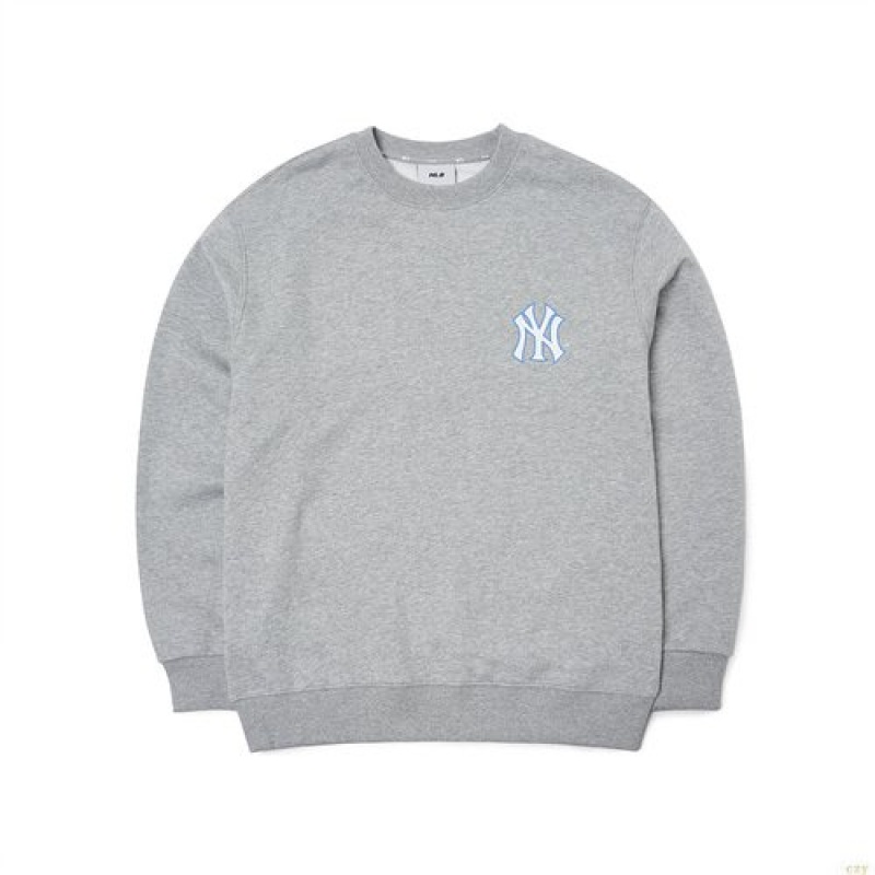 Sweats MLB Disney Backprint Overfit New York Yankees Vetement Grise | 7892QHXCT