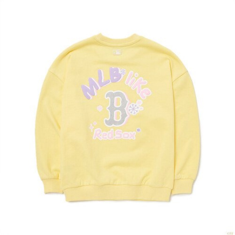 Sweats MLB Like Boston Redsox Enfant Jaune | 4295GBZTS