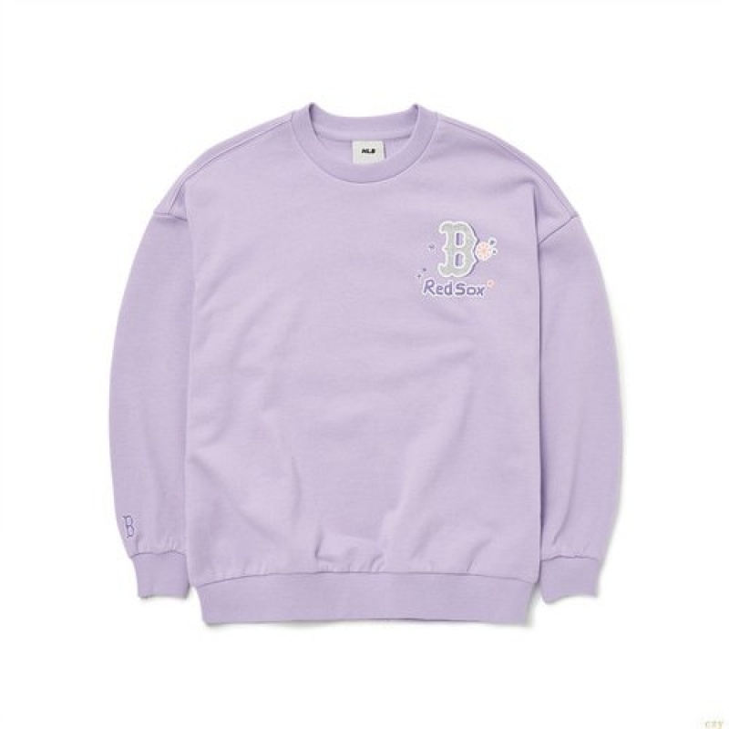 Sweats MLB Like Boston Redsox Enfant Violette | 7015GXLRT