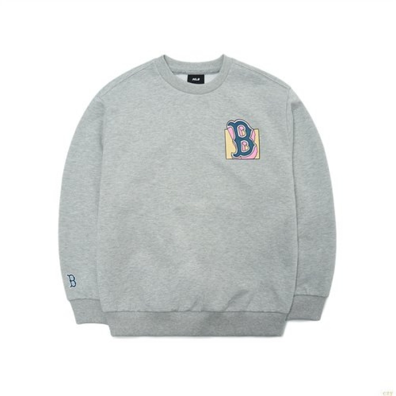 Sweats MLB Like Cartoon Boston Redsox Enfant Grise | 1403STAZY