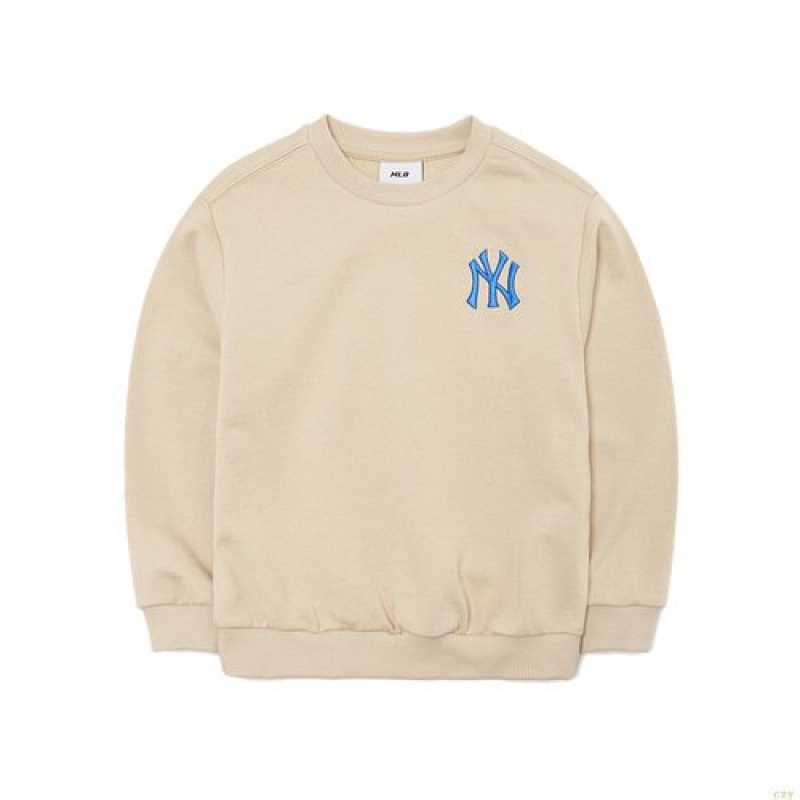 Sweats MLB Megalogo New York Yankees Enfant Blanche | 1402JLMZG